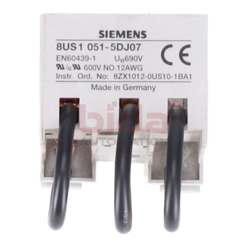 Siemens 8US1 051-5DJ07 Sammelschiene / Busbar 690V
