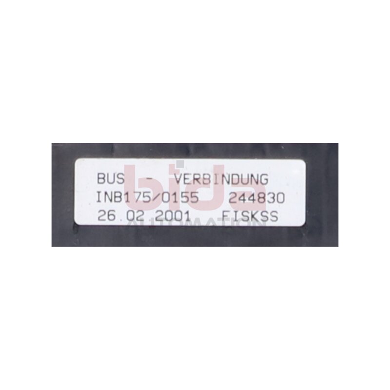 Indramat INB175/0155 244830 Bus- Verbindung / Bus connection
