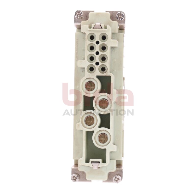 Harting Han K4/8-F-s Buchseneinsatz / Socket insert  80A 400V 16A 600V