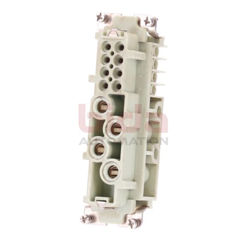 Harting Han K4/8-F-s Buchseneinsatz / Socket insert  80A 400V 16A 600V