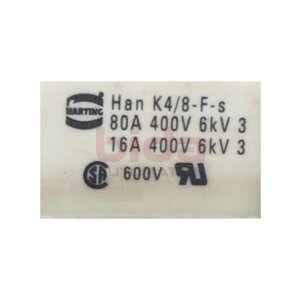Harting Han K4/8-F-s Buchseneinsatz / Socket insert  80A...