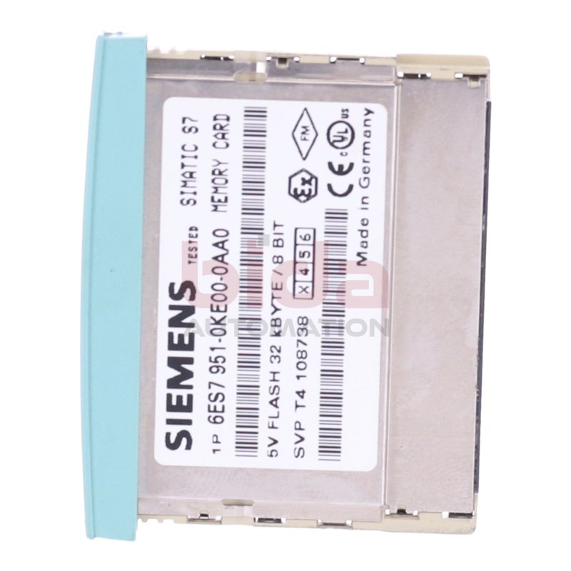 Siemens 6ES7 951-0KE00-0AA0 Memorxy card 5V
