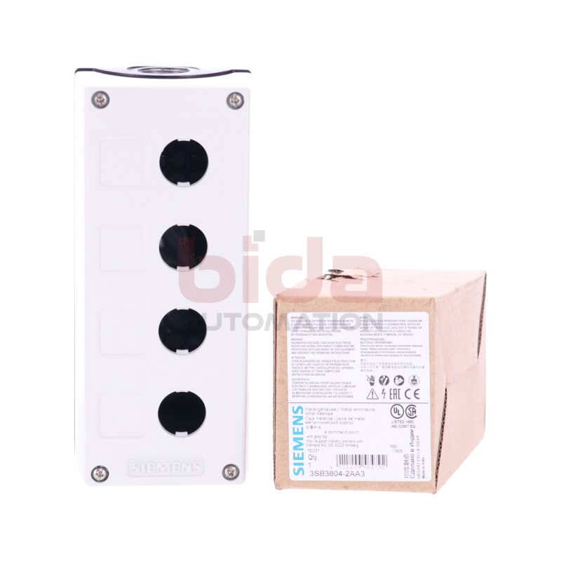Siemens 3SB3804-2AA3 / 3SB3 804-2AA3 Enclosure for command devices