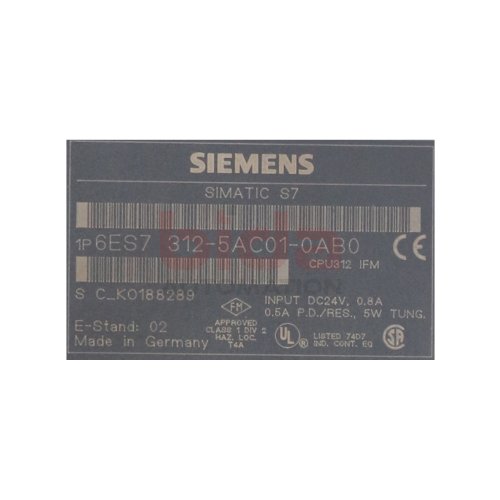 Siemens 6ES7 312-5AC01-0AB0 / 6ES7312-5AC01-0AB0 Z&auml;hlerbaugruppe / Counter assembly 24V 0,8A 5W