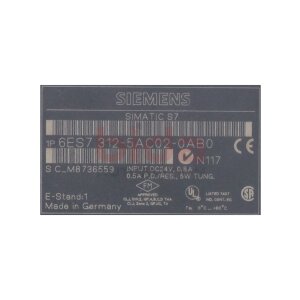 Siemens 6ES7312-5AC02-0AB0 / 6ES7 312-5AC02-0AB0...