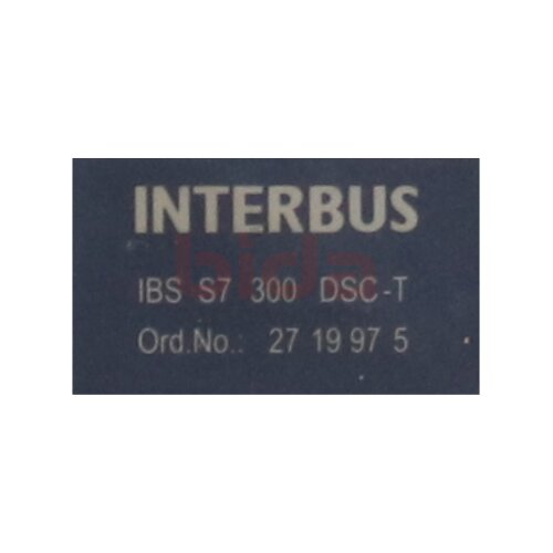 Phoenix Contact IBS S7 300 DSC-T 2719975 Stromversorgung / Power Supply  24V