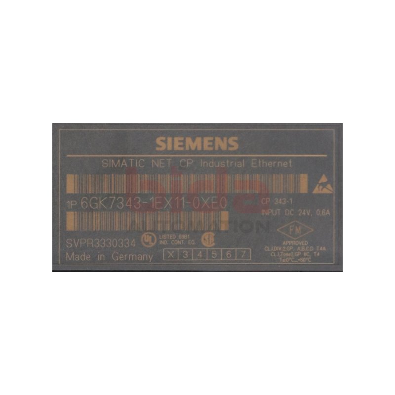 Siemens 6GK7343-1EX11-0XE0  Kommunikationsprozessor / Communication processor 24V 0,6A