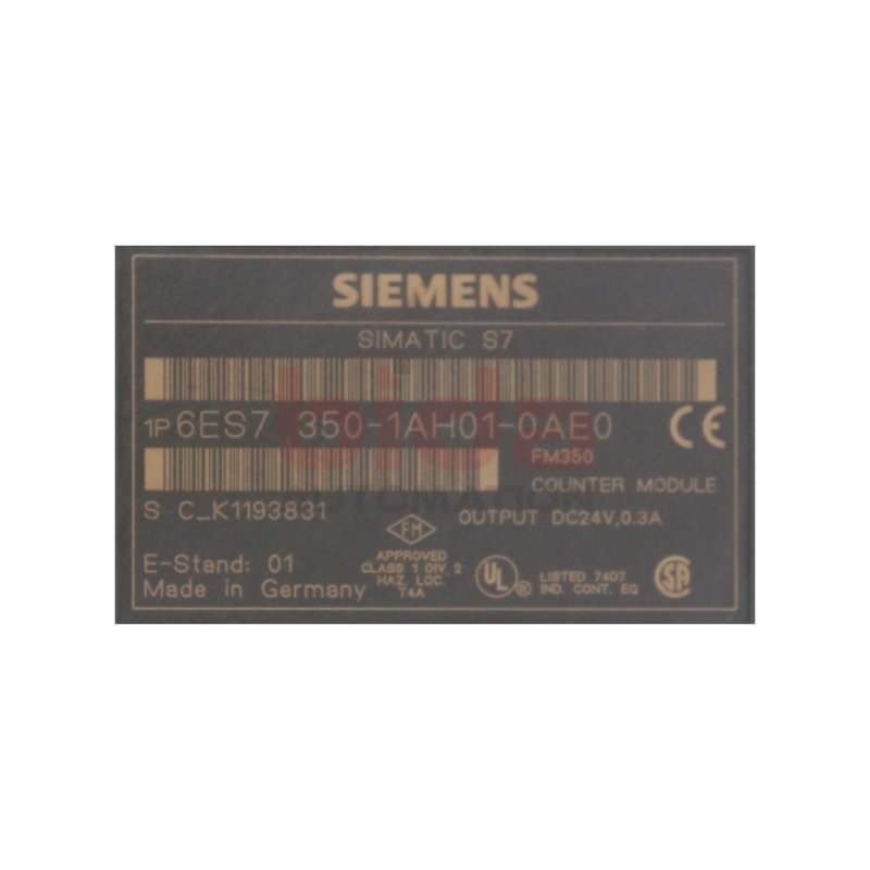 Siemens 6ES7 350-1AH01-0AE0 Counter assembly/Z&auml;hlermontage 24V