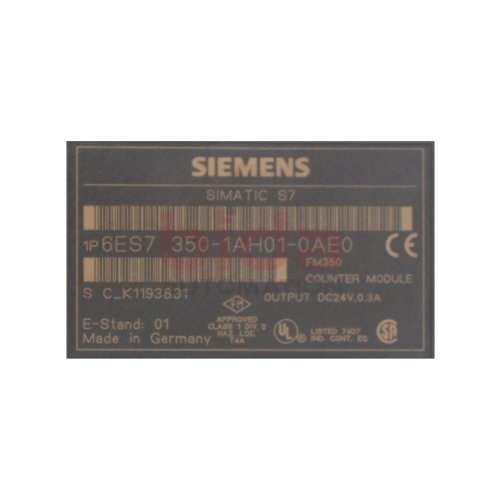 Siemens 6ES7 350-1AH01-0AE0 Counter assembly/Z&auml;hlermontage 24V