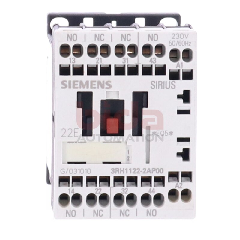 Siemens 3RH1122-2AP00  Hilfssch&uuml;tz / Auxiliary Contactor 10A 600VAC