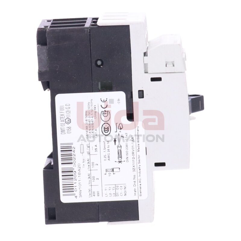 Siemens 3RV1011-1BA20 Leistungsschutzschalter / Circuit Breaker  690V 35A