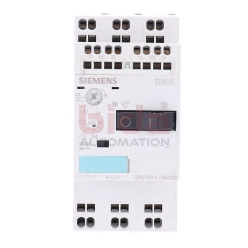 Siemens 3RV1011-1BA20 Leistungsschutzschalter / Circuit Breaker  690V 35A
