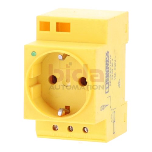 Phoenix Contact SD-D/SC/LA/YE (2963404) Schaltschranksteckdose / Switch cabinet socket  250V 16A
