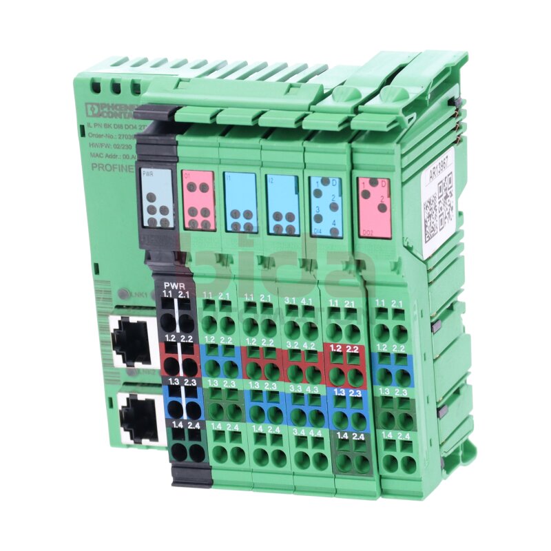 Phoenix Contact IL PN BK DI8 DO4 2TX-PAC (2703994) Buskoppler / Bus coupler 24VDC