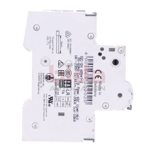 Siemens 5SY4110-8 MCB D10 Leistungsschutzschalter / Circuit Breaker 230V