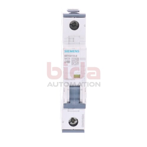 Siemens 5SY4110-8 MCB D10 Leistungsschutzschalter / Circuit Breaker 230V