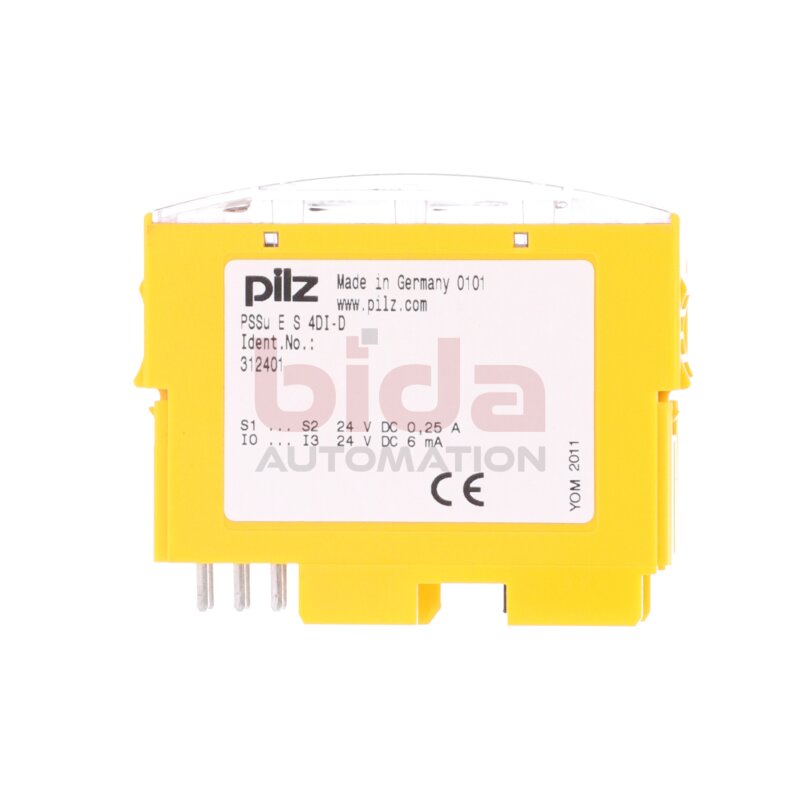 pilz PSSu E S 4DI-D (312401) Elektronikmodule 24V 0,25A 6mA