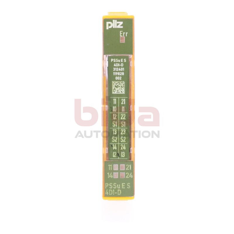 pilz PSSu E S 4DI-D (312401) Elektronikmodule 24V 0,25A 6mA