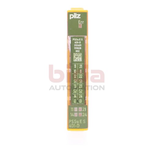 pilz PSSu E S 4DI-D (312401) Elektronikmodule 24V 0,25A 6mA