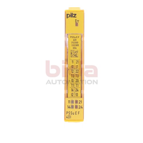 pilz PSSu E F 4DI (312200) Elektronikmodule 24VDC 6mA 0,25A
