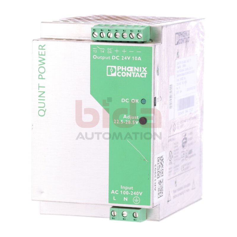 Phoenix Contact QUINT-PS-100-240AC/24DC/10 (2938604) Hutschienen-Netzteil / Top-hat rail power supply unit  24V 10A