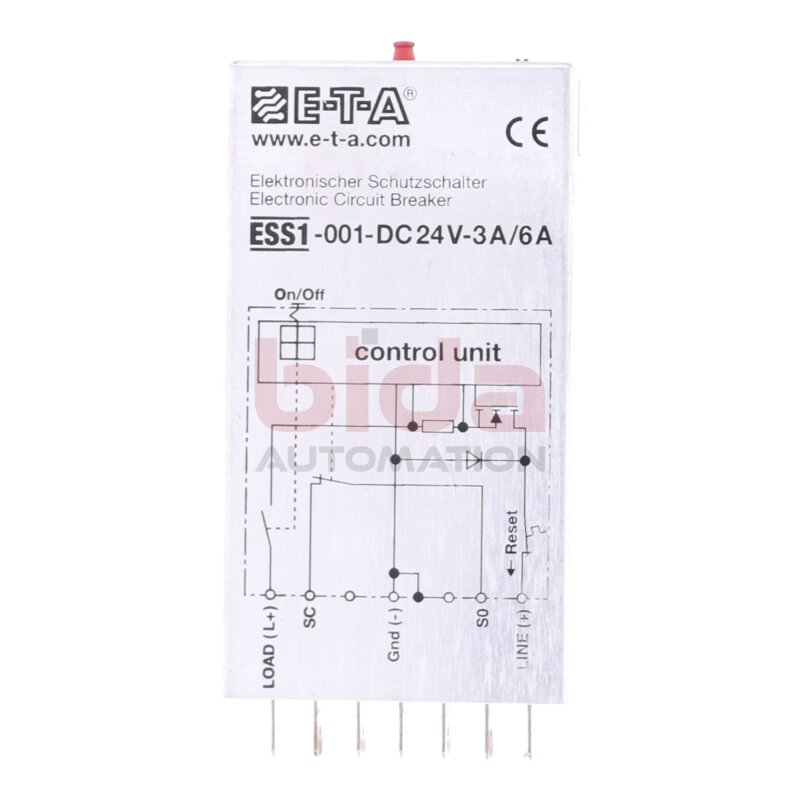 E-T-A ESS1-001-DC24V-3A/6A Schutzschalter / Circuit-breaker 24V 3A 6A