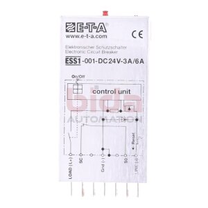 E-T-A ESS1-001-DC24V-3A/6A Schutzschalter /...