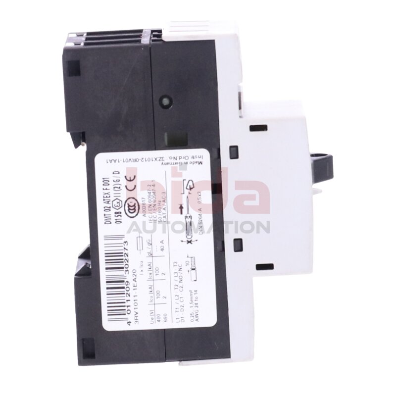 Siemens 3RV1011-1EA20 / 3RV1 011-1EA20 Leistungsschalter / Circuit Breaker 690V 40A
