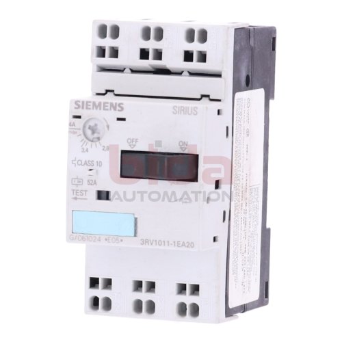 Siemens 3RV1011-1EA20 / 3RV1 011-1EA20 Leistungsschalter / Circuit Breaker 690V 40A