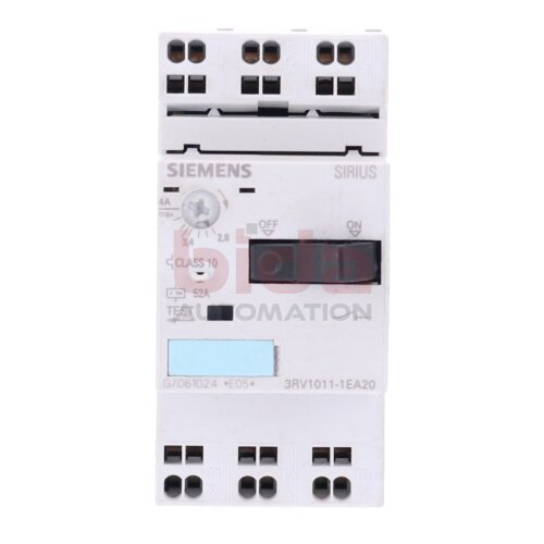 Siemens 3RV1011-1EA20 / 3RV1 011-1EA20 Leistungsschalter / Circuit Breaker 690V 40A