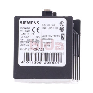 Siemens 3RH1911-2HA22 / 3RH1 911-2HA22 Hilfsschalterblock...