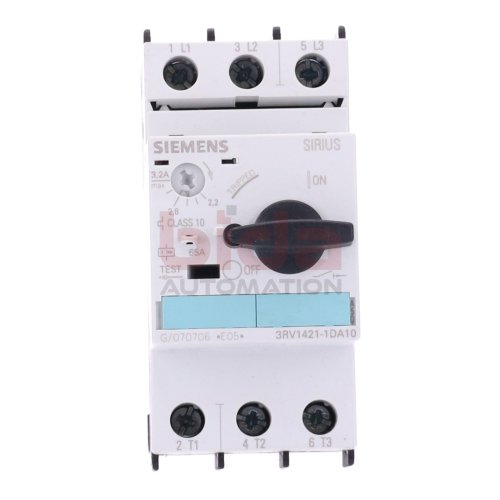 Siemens 3RV1421-1DA10 Leistungsschalter / Circuit breaker