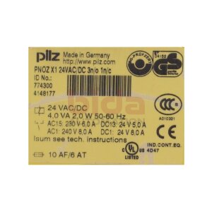 Phoenix Contact PNOZ X1 24VAC/DC 3n/o 1n/c (774300)...