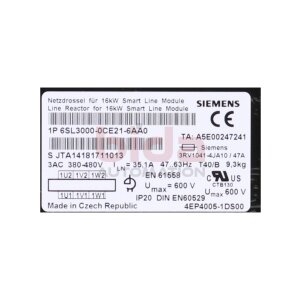 Siemens 6SL3000-0CE21-6AA0 SINAMICS Netzdrossel /...