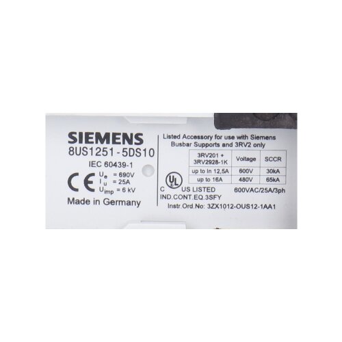 Siemens 8US1251-5DS10 Ger&auml;teadapter / Component adaptor