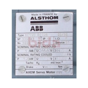 ABB MC19S R0026 Servomotor Vorschubmotor mit Bremse 1,6kW