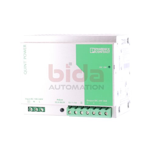 Phoenix Contact QUINT-PS-100-240AC/24DC/20A (2938620) Stromversorgung / Power Supply 100-240VAC 24DC 20A