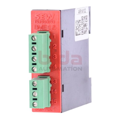 SEW BME 1,5 8257221 Bremsgleichrichter / Brake rectifier 500VAC 1,5A