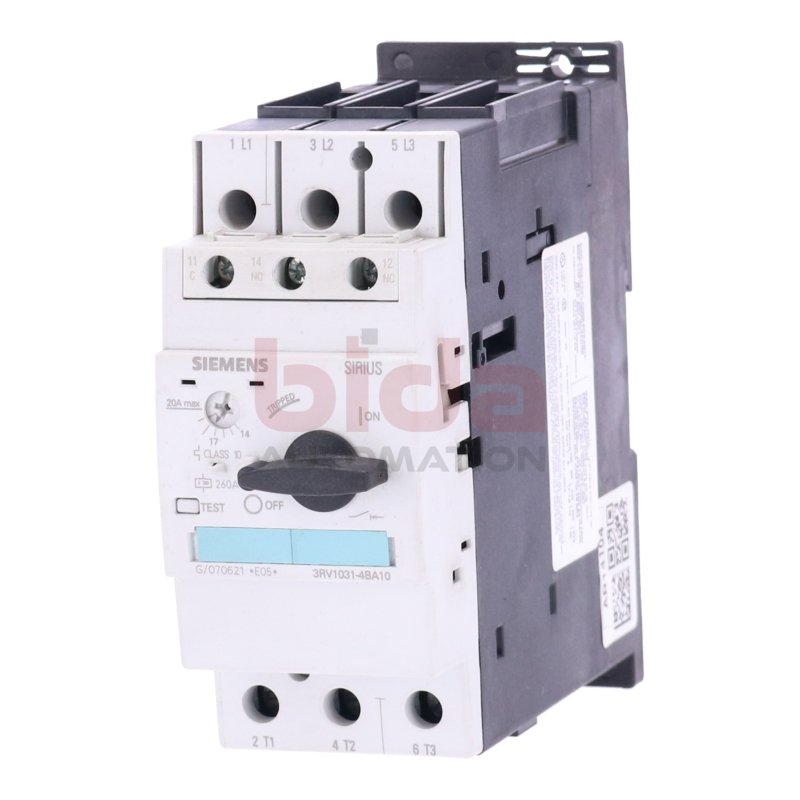 Siemens 3RV1031-4BA10 Leistungsschalter / Circuit Breaker 690V 63A