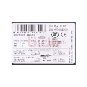 Siemens 3RV1031-4BA10 / 3RV1 031-4BA10 Leistungsschalter...
