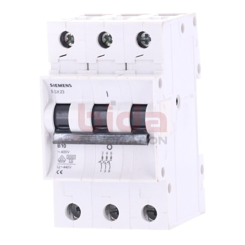 Siemens 5 SX23 B10 Leistungsschutzschalter / Circuit Breaker 400V