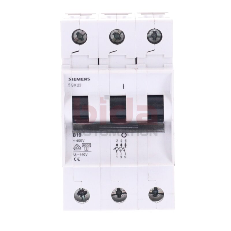 Siemens 5 SX23 B10 Leistungsschutzschalter / Circuit Breaker 400V