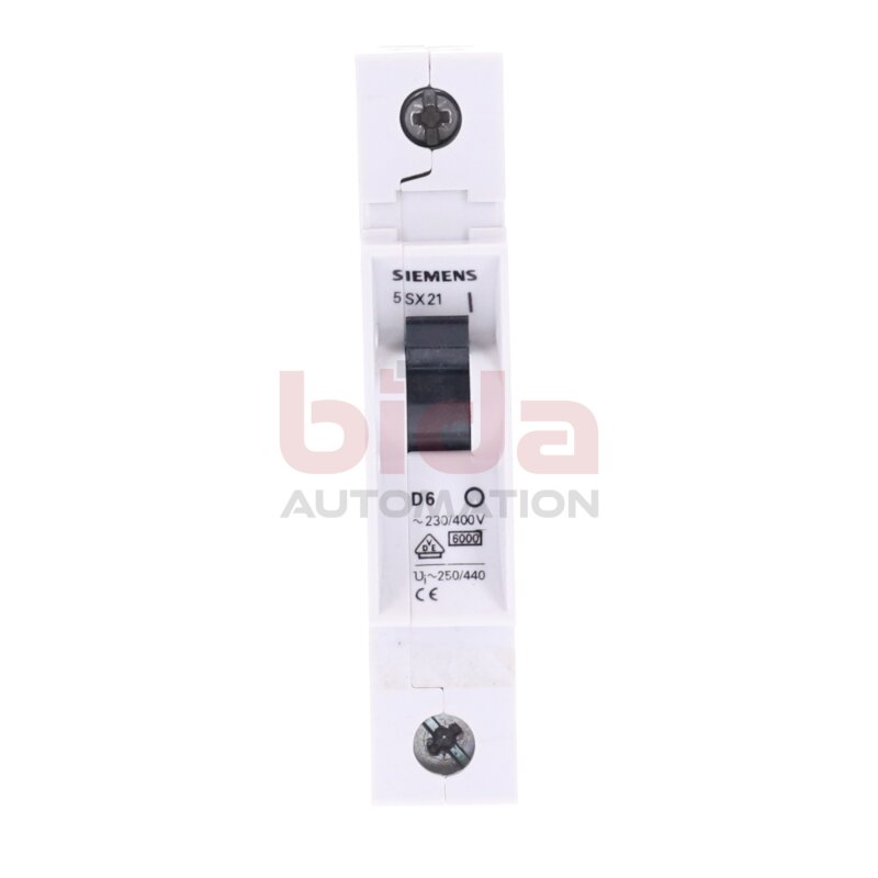 Siemens 5 SX21 D6 /5SX21 Leistungsschutzschalter / Circuit Breaker  230-400V