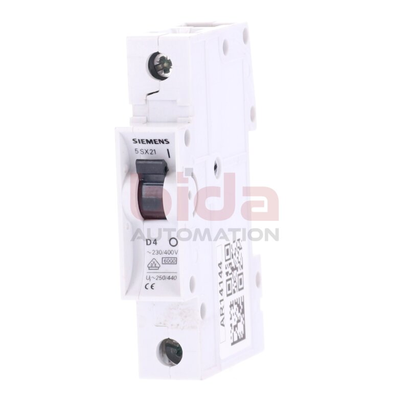 Siemens 5 SX21 D4 / 5SX21  Leistungsschutzschalter / Circuit Breaker 230-400V