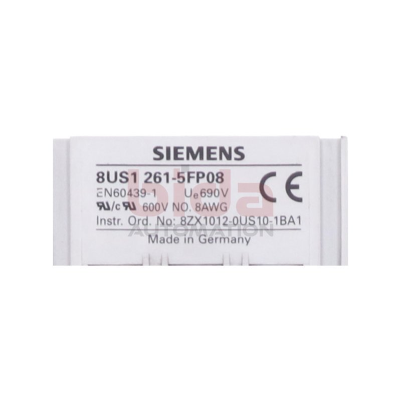 Siemens 8US1 261-5FP08 Sammelschiene / Busbar 600V