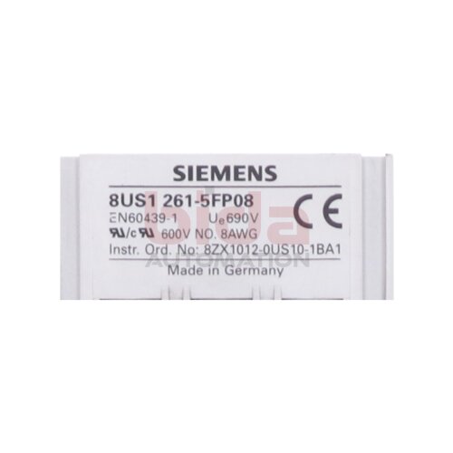 Siemens 8US1 261-5FP08 Sammelschiene / Busbar 600V
