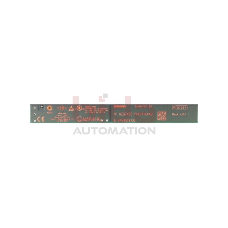 Siemens 6ES7400-1TA01-0AA0/ 6ES7 400-1TA01-0AA0 Sammelschiene / Busbar
