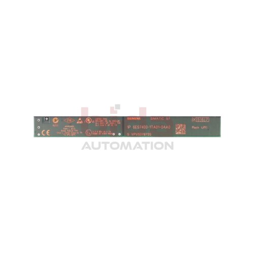 Siemens 6ES7400-1TA01-0AA0/ 6ES7 400-1TA01-0AA0 Sammelschiene / Busbar