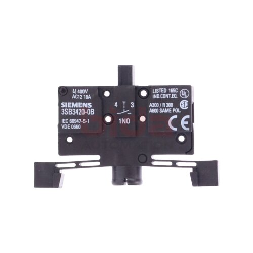 Siemens 3SB3420-0B Schaltelemet / Switching Element 400V 10A