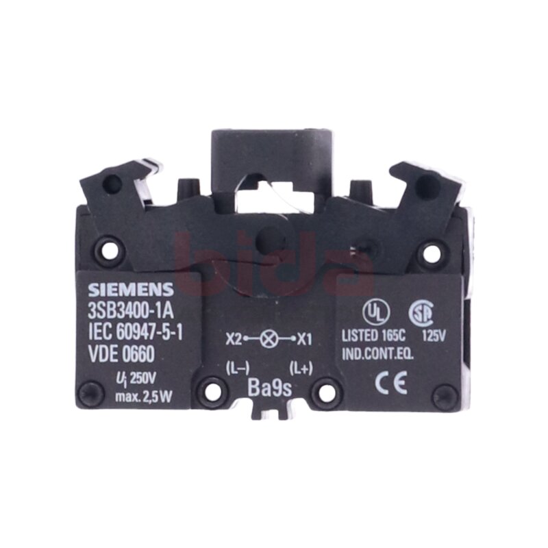 Siemens 3SB3400-1A  Lampenfassung / Lamp Holder 250V 2,5W